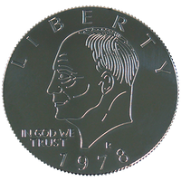 Eisenhower Palming Coin (Dollar Sized)by You Want it We Got it - Trick - Got Magic?