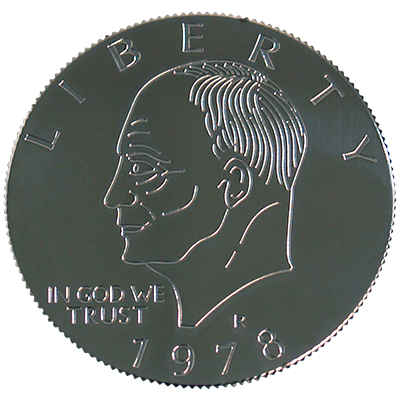 Eisenhower Palming Coin (Dollar Sized)by You Want it We Got it - Trick - Got Magic?