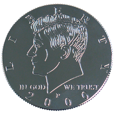 Kennedy Palming Coin (Half Dollar Sized) by You Want It We Got It - Trick - Got Magic?