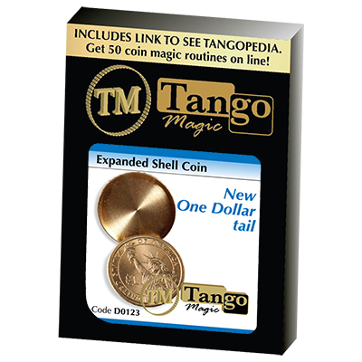 Expanded Shell New One Dollar (Tails)(D0123) by Tango Magic - Got Magic?