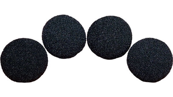 2 inch High Density Ultra Soft Sponge Ball (Black) Pack of 4 from Magic by Gosh - Got Magic?