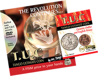 Tango Ultimate Coin (T.U.C) Quarter/Penny (D0127) with instructional DVD by Tango - Trick - Got Magic?