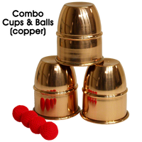 Combo Cups & Balls (Copper) by Premium magic - Trick - Got Magic?