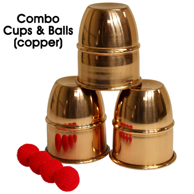 Combo Cups & Balls (Copper) by Premium magic - Trick - Got Magic?