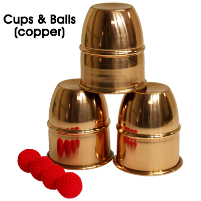 Cups & Balls (Copper) by Premium Magic - Trick - Got Magic?