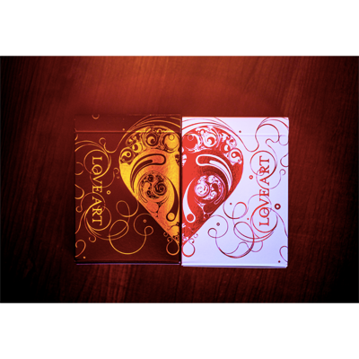 Love Art Deck(Red / Limited Edition)deck By Bocopo.co USPPC - Got Magic?