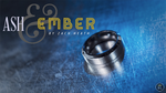 Ash and Ember Silver Beveled Size 9 (2 Rings) by Zach Heath  - Trick - Got Magic?