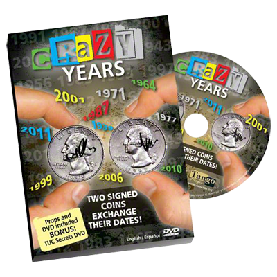 Crazy Years (includes Two T.U.C Specially Combined Quarters) (D01570) by Tango - Trick - Got Magic?
