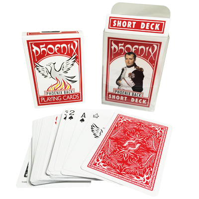 Phoenix Short Deck Red (Casino Quality) by Card-Shark - Trick - Got Magic?