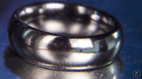 Ash and Ember Silver Curved Size 7 (2 Rings) by Zach Heath - Trick - Got Magic?