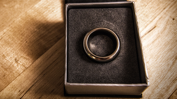 Kinetic PK Ring (Silver) Curved size 9 by Jim Trainer - Trick - Got Magic?