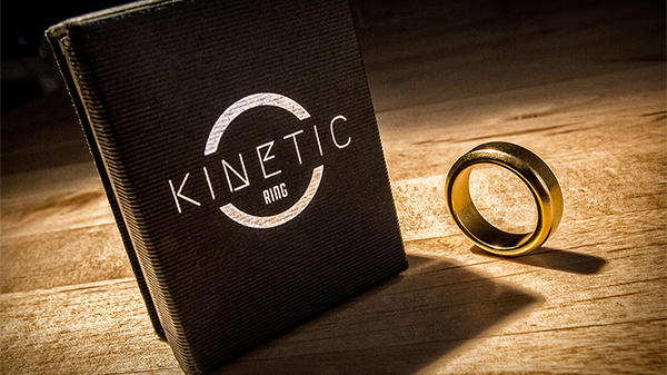 Kinetic PK Ring (Gold) Beveled size 8 by Jim Trainer - Trick - Got Magic?