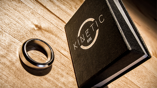 Kinetic PK Ring (Silver) Beveled size 8 by Jim Trainer - Trick - Got Magic?