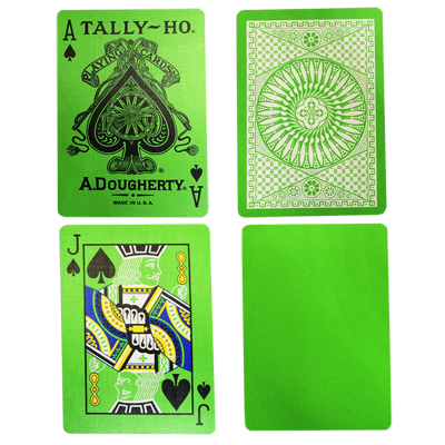 Tally Ho Reverse Circle back (Green) Limited Ed. by Aloy Studios / USPCC - Got Magic?