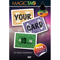 Your Card Is (DVD and Gimmick) by Grant Maidment and Magic Tao - DVD - Got Magic?