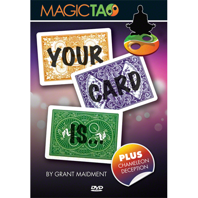 Your Card Is (DVD and Gimmick) by Grant Maidment and Magic Tao - DVD - Got Magic?