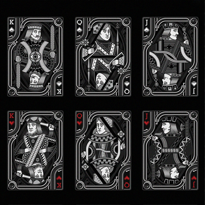 Bicycle Blackout Kingdom  Deck by Gambler's Warehouse - Got Magic?