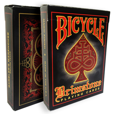 Bicycle Brimstone Deck (Red) by Gambler's Warehouse - Got Magic?