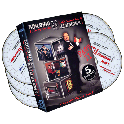 Building Your Own Illusions Part 2 The Complete Video Course (6 DVD set) by Gerry Frenette - DVD - Got Magic?