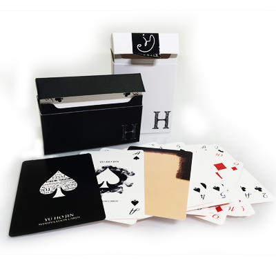 Yu Ho Jin manipulation cards (white) by Yu Ho Jin - Trick - Got Magic?