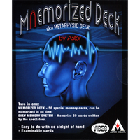 Mnemorized Deck by Astor - Trick & on-line instructions - Got Magic?