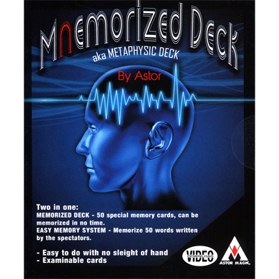 Mnemorized Deck by Astor - Trick & on-line instructions - Got Magic?