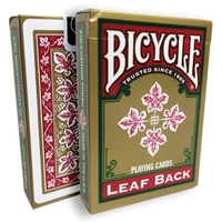 Bicycle Leaf Back Deck (Red) by Gambler's Warehouse - Got Magic?