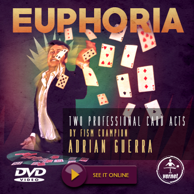 Euphoria by Adrian Guerra and Vernet - DVD - Got Magic?