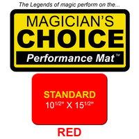 Standard Close-Up Mat (RED - 10.5x15.5) by Ronjo - Trick - Got Magic?