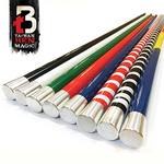 Vanishing Cane (Metal / Black & White Stripes) by Handsome Criss and Taiwan Ben Magic - Tricks - Got Magic?