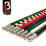 Vanishing Cane (Metal / Black & White Stripes) by Handsome Criss and Taiwan Ben Magic - Tricks - Got Magic?