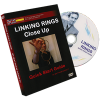 Close Up Linking Rings SILVER(BLACK BAG) (Gimmicks & DVD, SPANISH and English) by Matthew Garrett - Trick - Got Magic?