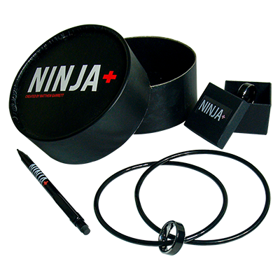 Ninja+ Deluxe BLACK (Gimmicks & DVD) by Matthew Garrett - Trick - Got Magic?