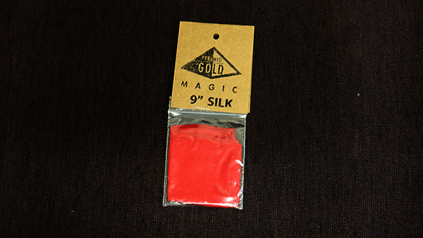 Silk 9 inch (Bright Red) by Pyramid Gold Magic - Got Magic?