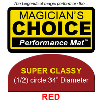 Super Classy Close-Up Mat (RED, 34 inch) by Ronjo - Trick - Got Magic?