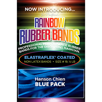 Joe Rindfleisch's Rainbow Rubber Bands (Hanson Chien - Blue Pack) by Joe Rindfleisch - Trick - Got Magic?