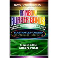 Joe Rindfleisch's Rainbow Rubber Bands (Marcus Eddie - Green Pack  ) by Joe Rindfleisch - Trick - Got Magic?
