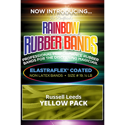 Joe Rindfleisch's Rainbow Rubber Bands (Russell Leeds -Yellow ) by Joe Rindfleisch - Trick - Got Magic?