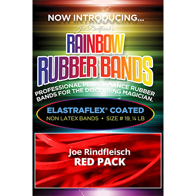 Joe Rindfleisch's Rainbow Rubber Bands (Joe Rindfleisch - Red Pack) by Joe Rindfleisch - Trick - Got Magic?