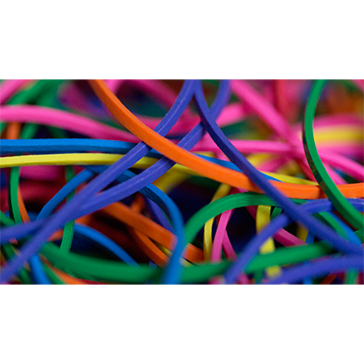 Joe Rindfleisch's Rainbow Rubber Bands (Rainbow Pack) by Joe Rindfleisch - Trick - Got Magic?