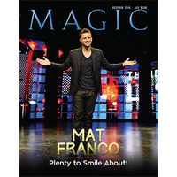 Magic Magazine "Mat Franco" October 2015 - Book - Got Magic?