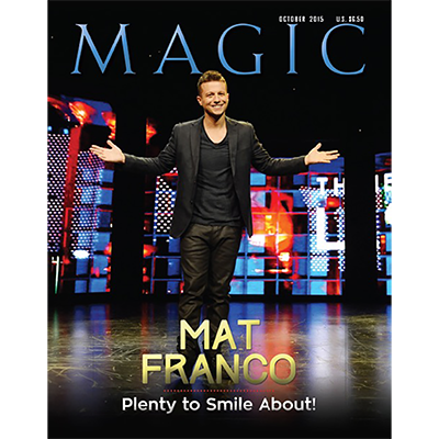 Magic Magazine "Mat Franco" October 2015 - Book - Got Magic?