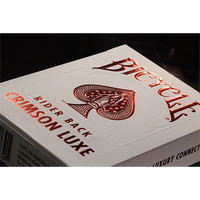 Bicycle Rider Back Crimson Luxe (Red) by US Playing Card Co - Got Magic?