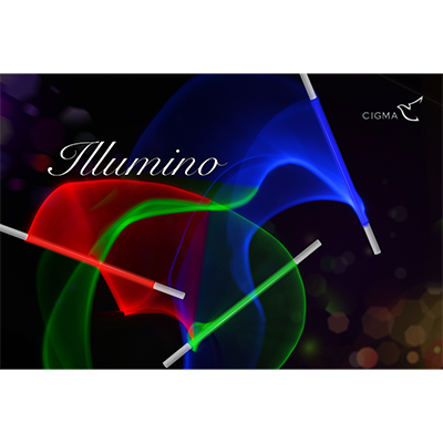 Illumino Wand (Red) by Cigma Magic - Trick - Got Magic?
