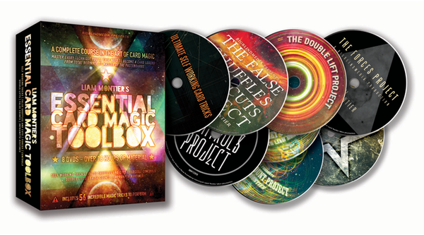 Liam Montier's Essential Card Magic Toolbox by Big Blind Media (8 DVD set) - DVD - Got Magic?