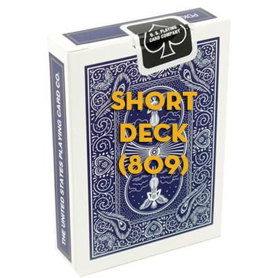 Short Bicycle Mandolin Deck 809 (Blue) - Got Magic?