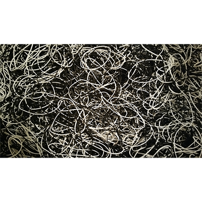 Joe Rindfleisch's Executive Rubber Bands (B&W Combo) by Joe Rindfleisch - Trick - Got Magic?