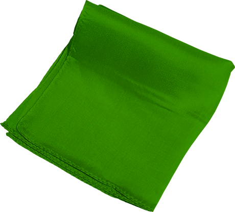 Silk 18 inch (Green) Magic by Gosh - Trick - Got Magic?