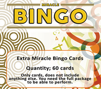Extra Cards (60 cards) for Miracle Bingo by Doruk Ulgen - Trick - Got Magic?