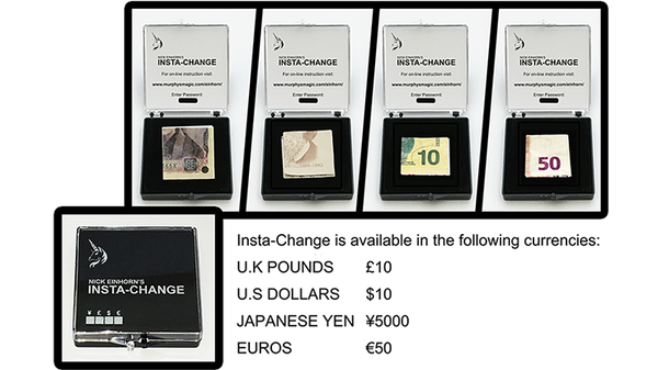 Insta-Change (Japanese Yen) by Nicholas Einhorn - Trick - Got Magic?